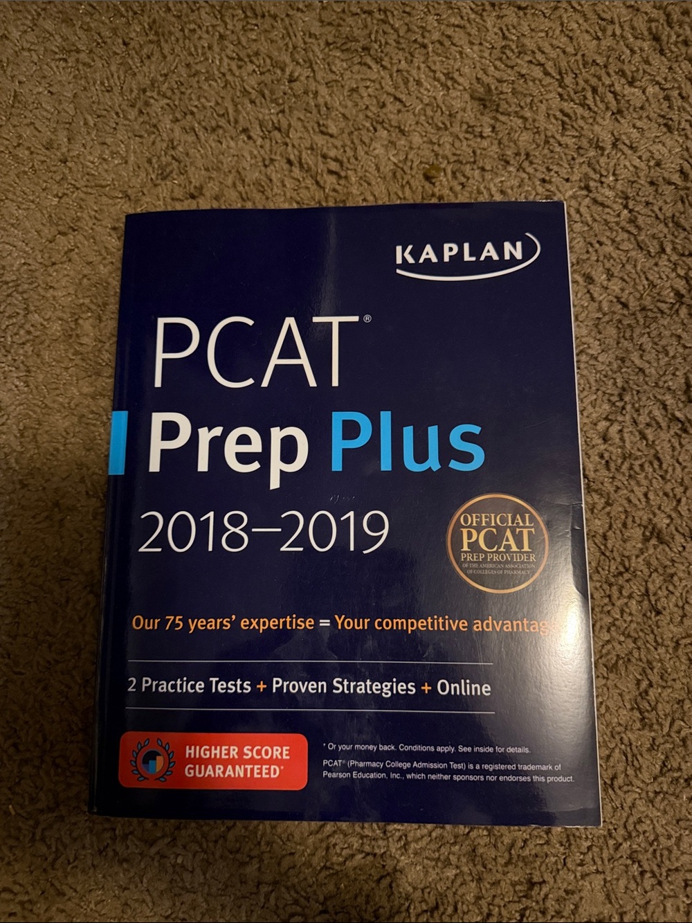 Kaplan PCAT Prep Plus 2018–2019